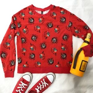 Divided Christmas sweatshirt